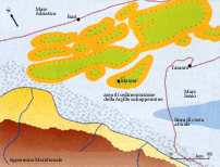 evoluzione dell'arcipelago paleomurgiano e della fossa bradanica